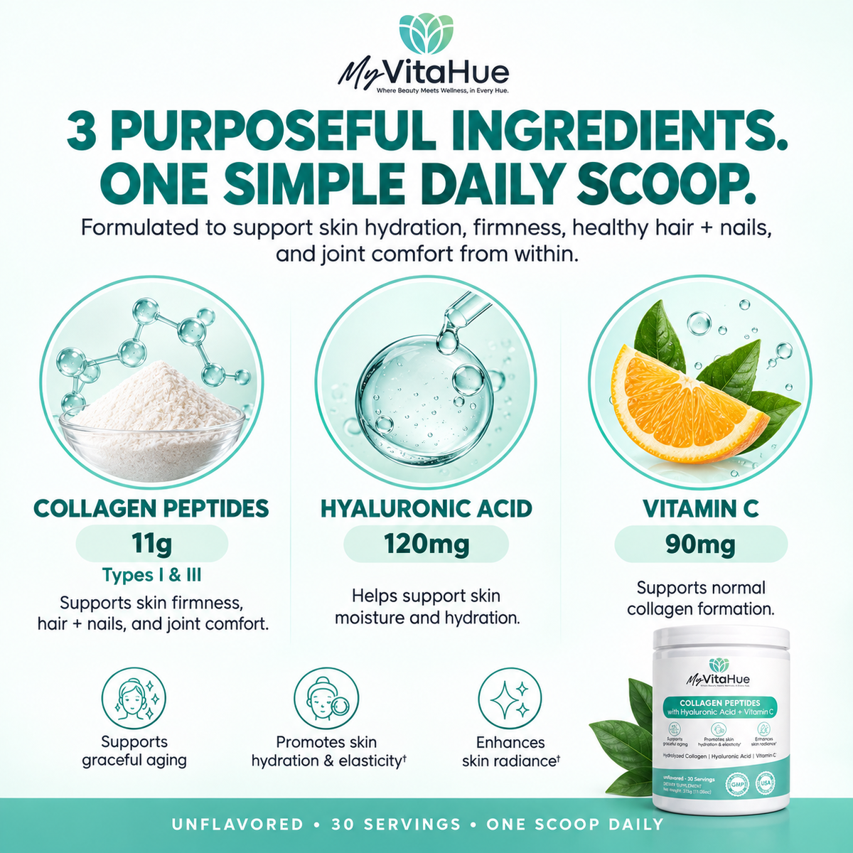 MyVitaHue Collagen Peptides