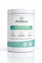 2 Bottle- MyVitaHue Collagen Peptides with Hyaluronic Acid + Vitamin C